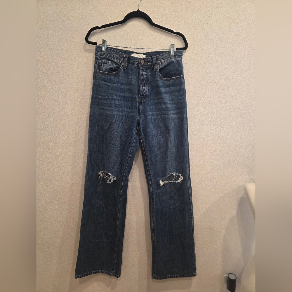 KanCan Dark Blue Flare Jeans